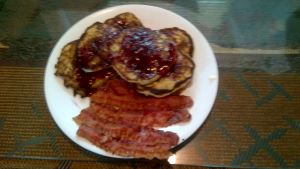 power pancakes and bacon